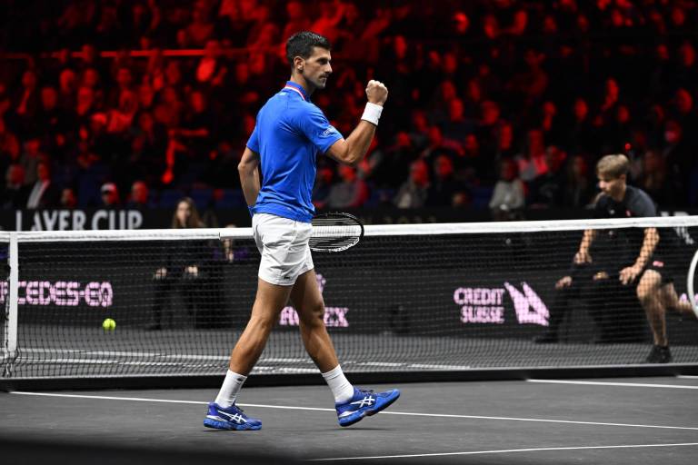 Novak Djokovic y Matteo Berrettini dejan a Europa a dos victorias del título en la Laver Cup