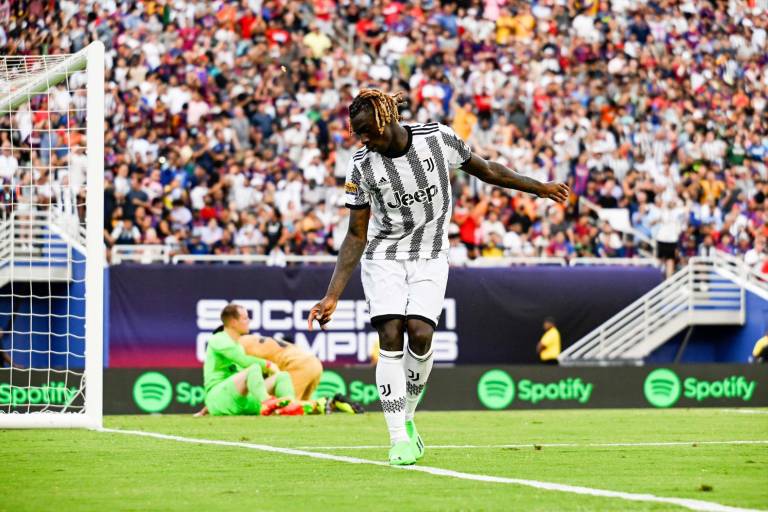Juventus rescata empate a dos goles en amistoso ante Barcelona