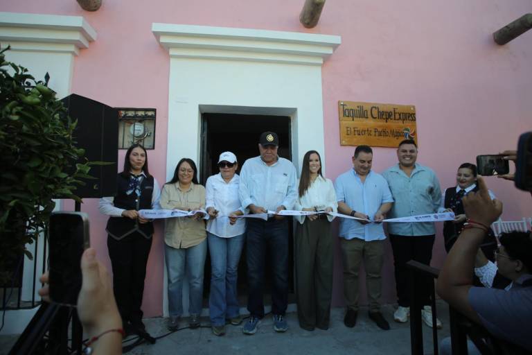 Inauguran nueva taquilla del Tren Chepe Express en El Fuerte