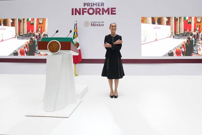 Rocha Moya acude al Primer Informe de Gobierno de la Presidenta Sheinbaum