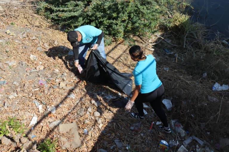 Con limpieza del arroyo Buñigas, participa de UTEsc en Jornada Nacional de Tequios por la Paz, que impulsa la Presidencia de la República.