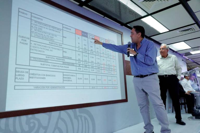 Paga Gobierno de Sinaloa cuentas de gobiernos anteriores, dice Rocha Moya