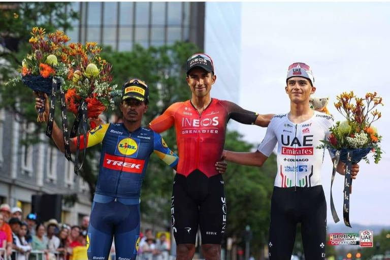 ¡Gran debut! Isaac del Toro sube al podio en el Tour Down Under Classic