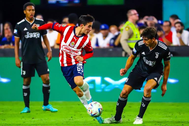 Juventus derrota 2-0 a Chivas en amistoso en Las Vegas