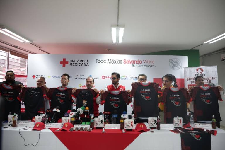 Cruz Roja anuncia la carrera ‘Todo México Salvando Vidas’, en Sinaloa