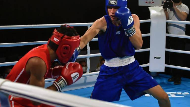 Marco Verde cayó ante el cubano Dant Lafos, en el Campeonato Mundial Juvenil de boxeo.