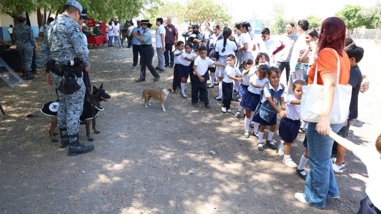 Jornada de Paz llevada a cabo en la comunidad de El Recreo, al norte de Mazatlán.