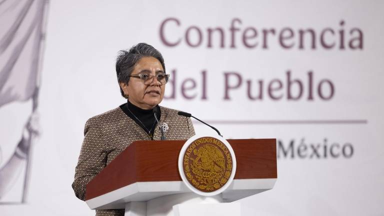 Raquel Buenrostro, Secretaria Anticorrupción y Buen Gobierno, habla de las auditorías de contratos de Pemex.