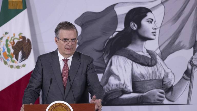El Secretario de Economía, Marcelo Ebrard, explica la situación en que se encuentra la revisión del T-MEC.