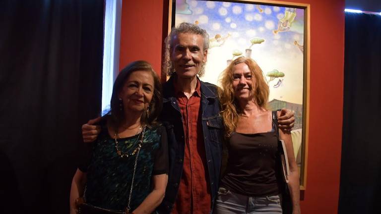 Sandra Robles, Miguel Ángel Ojeda y Rosa María Robles.