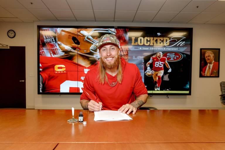 George Kittle se convierte en el ala cerrada mejor pagado de la NFL