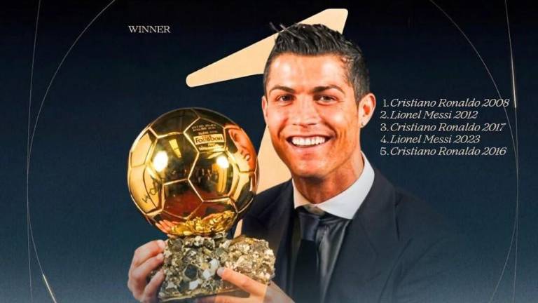 El Cristiano Ronaldo de 2008 gana el B.O.A.T. a mejor Balón de Oro de la historia.