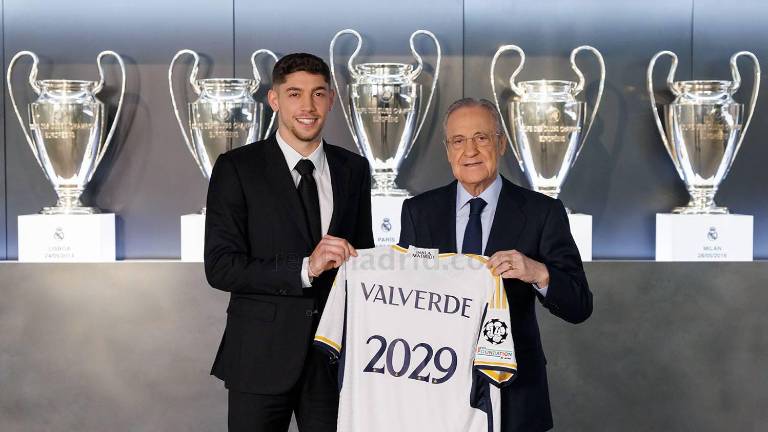 Fede Valverde seguirá de blanco.