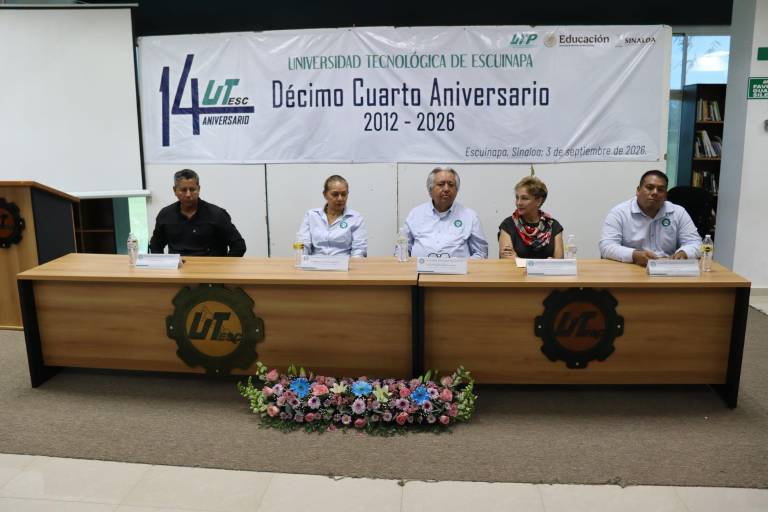 La Universidad Tecnológica de Escuinapa celebra 14 años de su fundación.