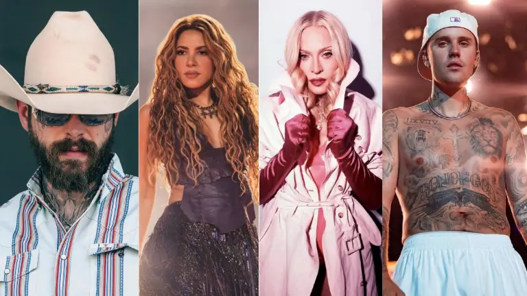 Post Malone, Shakira, Madonna y Justin Bieber entre los artistas que protagonizarán el show del medio tiempo de la Copa Mundial.