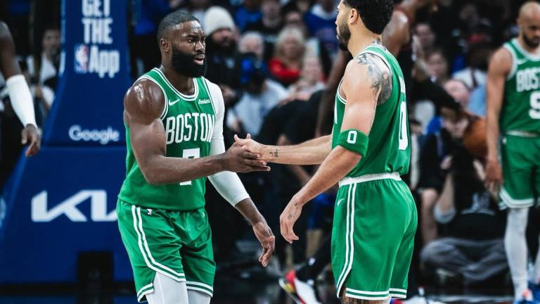 Jaylen Brown y Jayson Tatum siguen siendo el ancla en el funcionamiento de los Celtics.