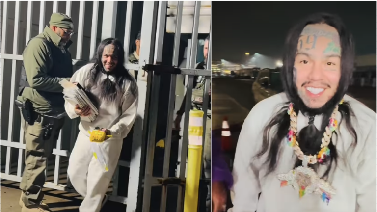 Tekashi 6ix9ine, recuperó su libertad.