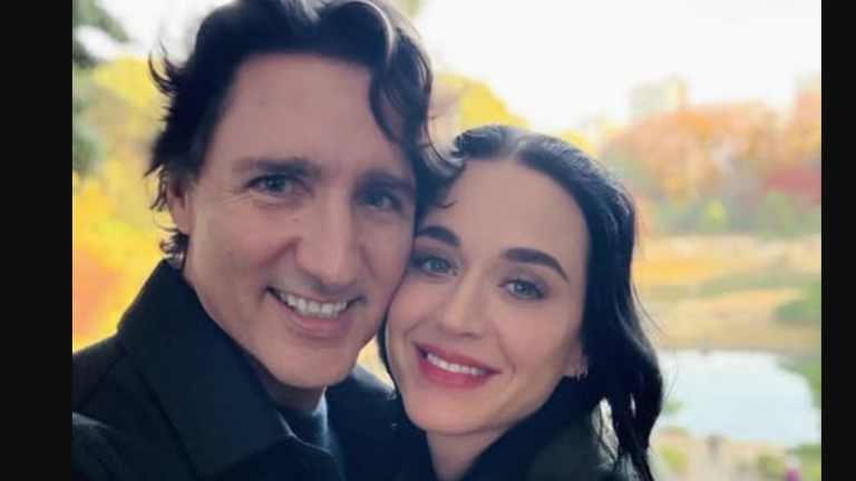 Justin Trudeau y Katy Perry.