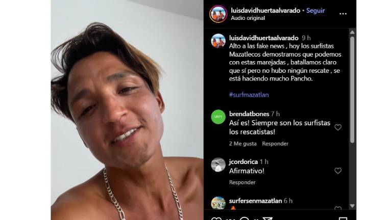 Luis David publicó un video en sus redes sociales donde aclaró el supuesto rescate.