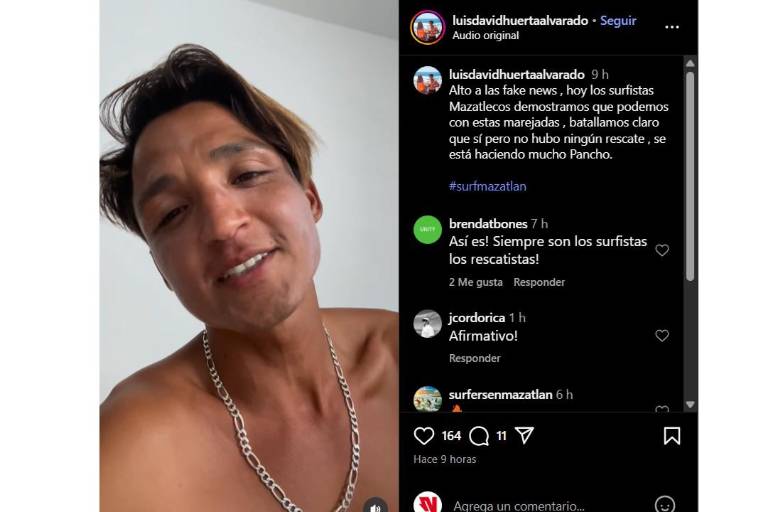 Desmiente surfista reportes sobre supuesto rescate en Mazatlán