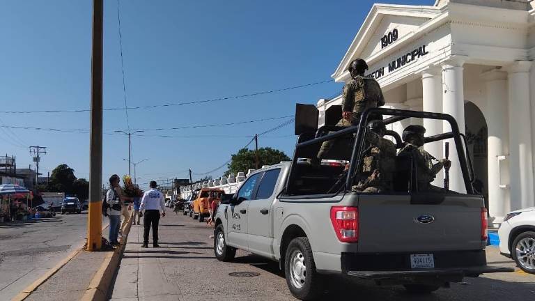 El operativo de seguridad incluye la participación de la Secretaría de Seguridad Pública Municipal, Tránsito, Protección Civil, Ejército, Marina, Guardia Nacional y SSPyC.