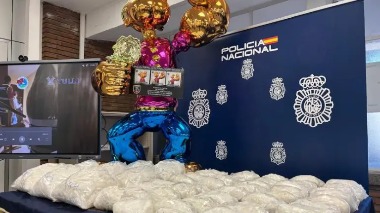 Metanfetamina decomisada en operativos en diferentes puntos de España.