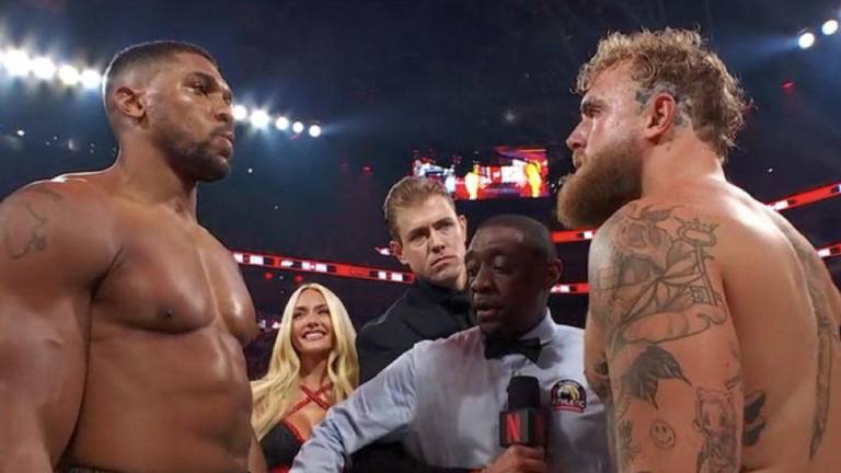El pleito entre Anthony Joshua y Jake Paul atrajo una considerable cantidad de aficionados.