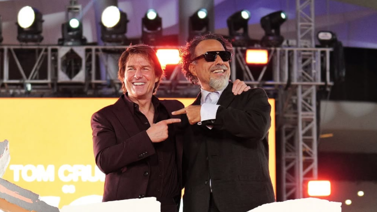 Tom Cruise y Alejandro González Iñárritu.