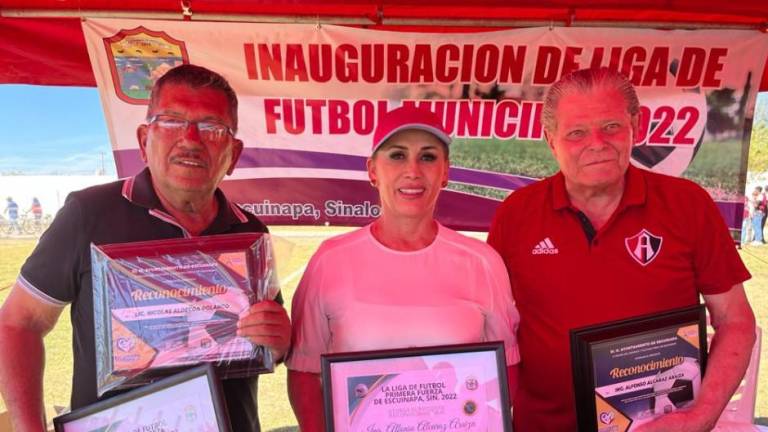 Inauguran en Escuinapa la Liga de Futbol Municipal 2022 en varias categorías