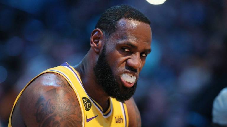 LeBron James sufrió una eliminación más con los Lakers.