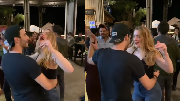 Amber Heard demuestra sus dotes de baile al ritmo de Tex-Mex