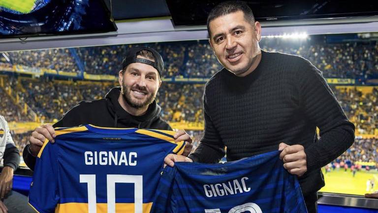 André-Pierre Gignac fue visto en partido de Boca Juniors.