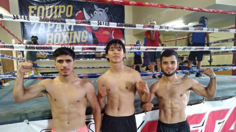 Los boxeadores del gimnasio Zápari Boxing sostendrán combates este fin de semana en la Perla Tapatía.