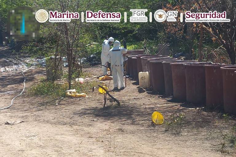 Aseguran 21 toneladas de metanfetamina en Durango