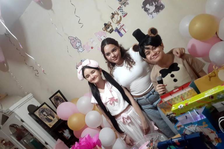 Celebran Kiara Ivanna y Carlos Iván su doceavo cumpleaños