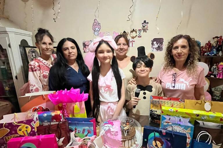 Celebran Kiara Ivanna y Carlos Iván su doceavo cumpleaños