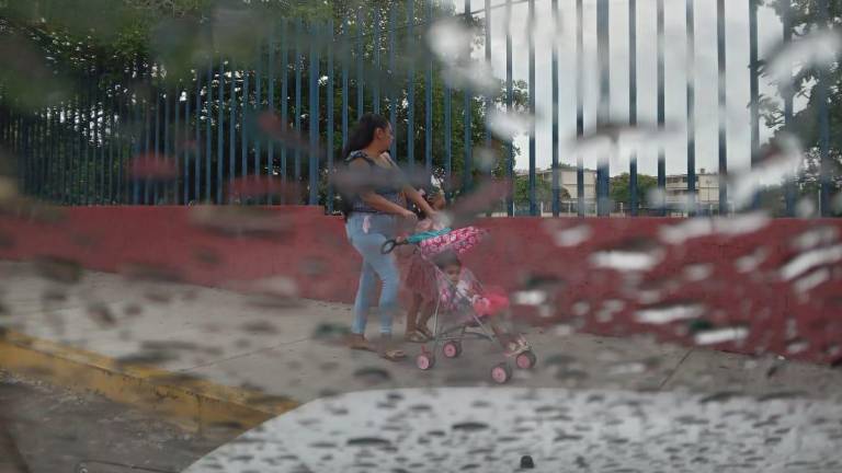 Esta mañana el puerto registró una lluvia ligera.