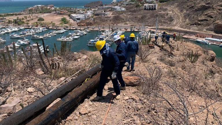 Personal de la CFE realizó trabajos de mantenimiento en redes eléctricas de destinos turísticos para garantizar el suministro durante el periodo vacacional.