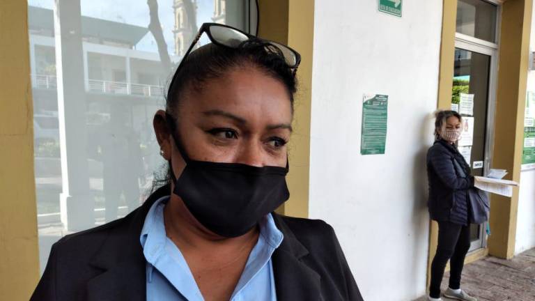 Laura Tirado Aguilar, líder del Sindicato de Trabajadores al Servicio del Ayuntamiento de Mazatlán.