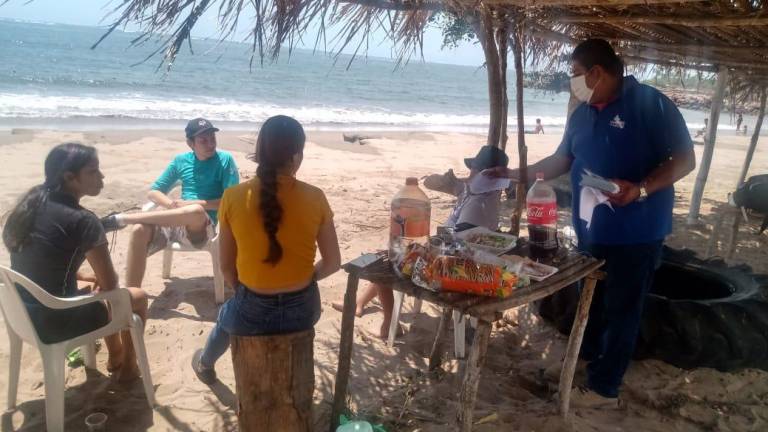 Coepriss inicia vigilancia de playas por Semana Santa; deben cumplir con 50% de aforo y 20 metros de distancia entre familias