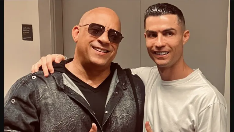 Vin Diesel y Cristiano Ronaldo.