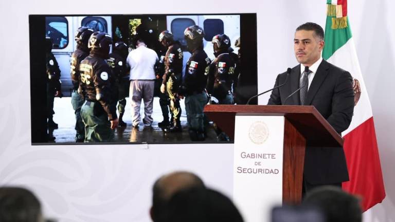 Conferencia de prensa del Gabinete de Seguridad sobre el traslado de reos a Estados Unidos.