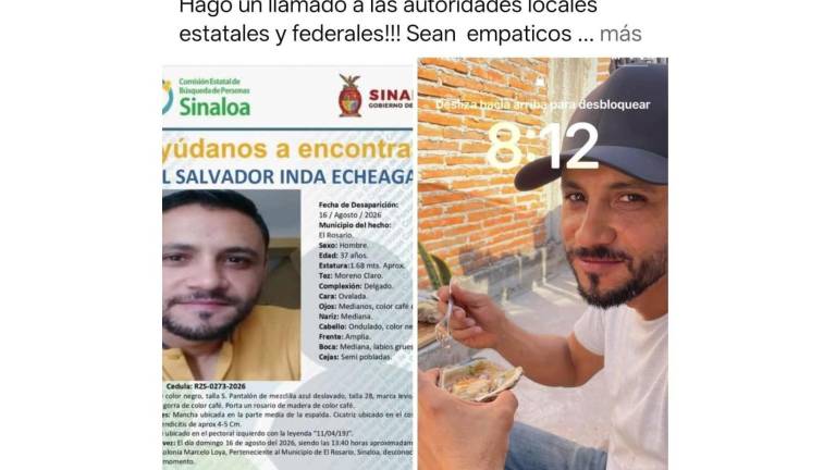 Saúl Salvador desapareció el 16 de agosto en Rosario.