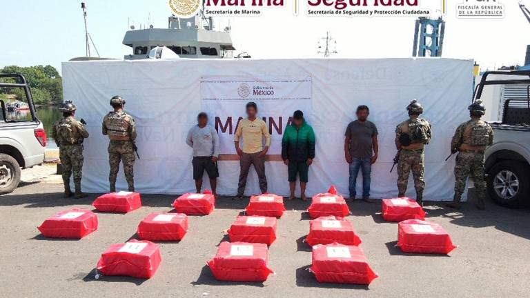 La Semar informó que estas acciones fueron en dos hechos diferentes en las inmediaciones de las playas de San José el Hueyate, en Chiapas.
