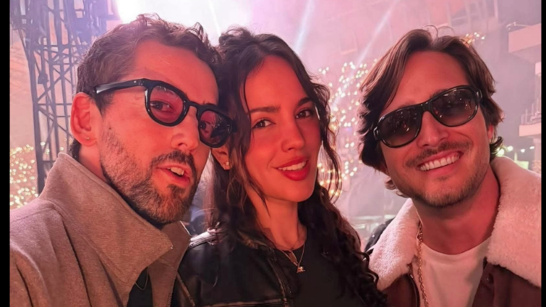 Luis Gerardo Méndez, Eiza González y Diego Boneta.