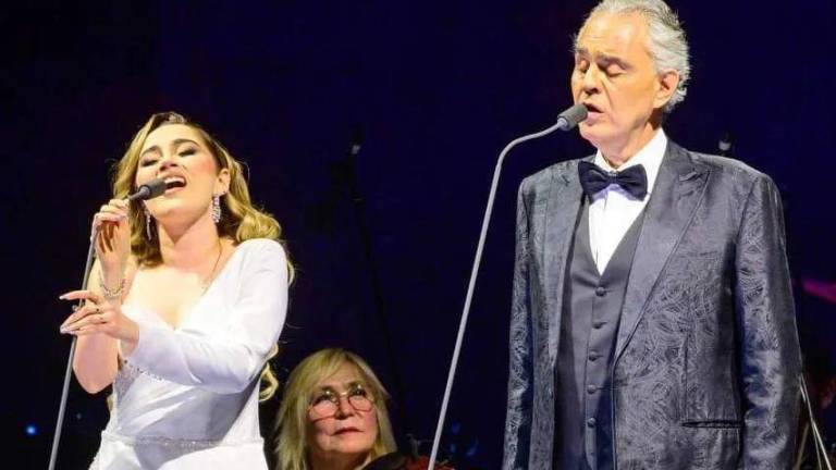 Carolina Ross se presenta en Monterrey junto al tenor Andrea Bocelli.