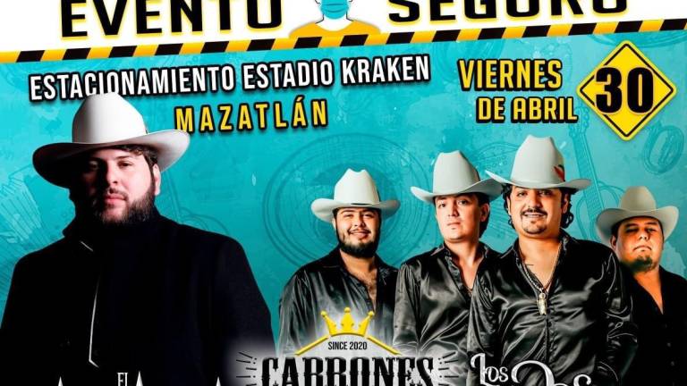 Luego de un año de pandemia, anuncian primer concierto masivo en Mazatlán