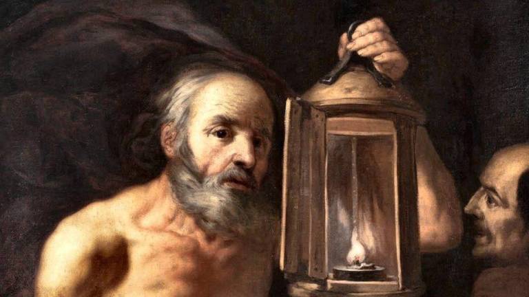 Zanchi Diogenes con su Lámpara