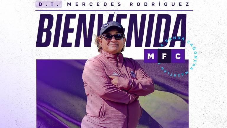 Mazatlán FC Femenil Sub 18 anuncia a Mercedes Rodríguez como su nueva directora técnica