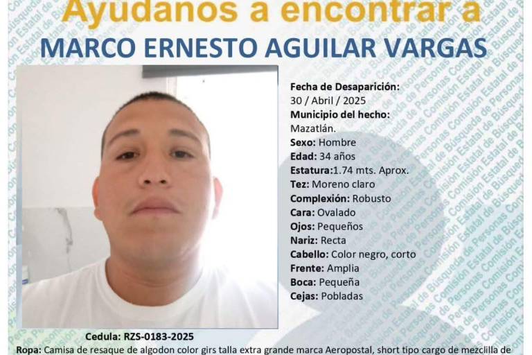 Cumple agente de Tránsito de Mazatlán 53 días desaparecido; pide su familia que lo regresen con vida
